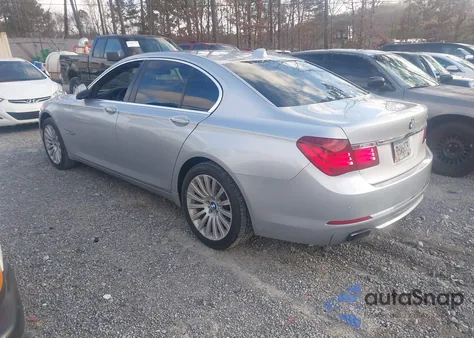 2013 BMW 740I from USA, damaged, VIN WBAYA6C51DD143660